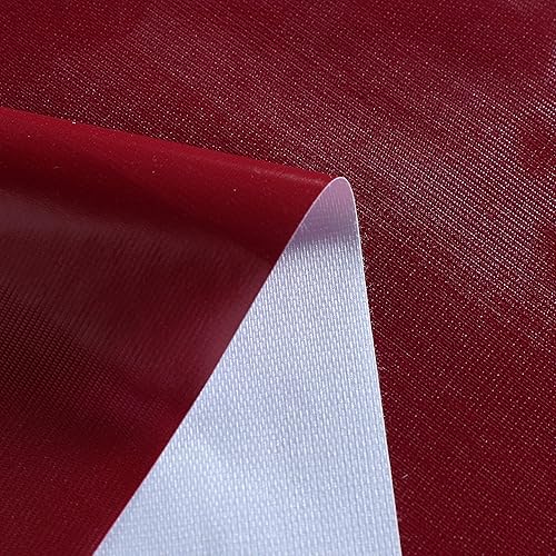 Miniatura 132 de sancua - Mantel rectangular de PVC 100 % impermeable, 54 x 54 pulgadas, vinilo a prueba de aceite, derrames, fácil de limpiar con un paño, para