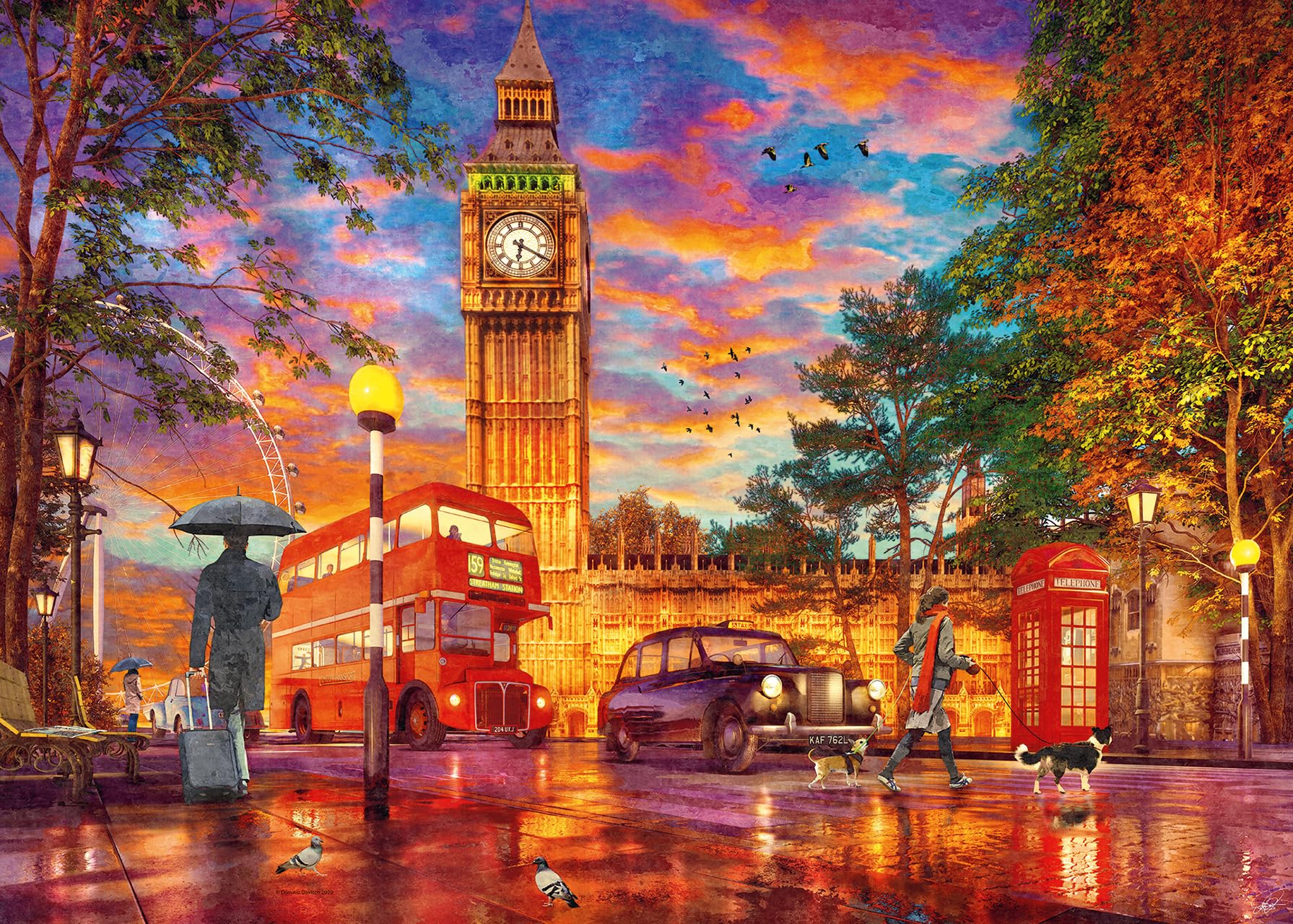 Ravensburger 12000184 - Plaza del Parlamento - Londres - puzzle 1000 piezas – puzzle adultos y niños a patir de 14 años, puzzles de ciudades - Londres