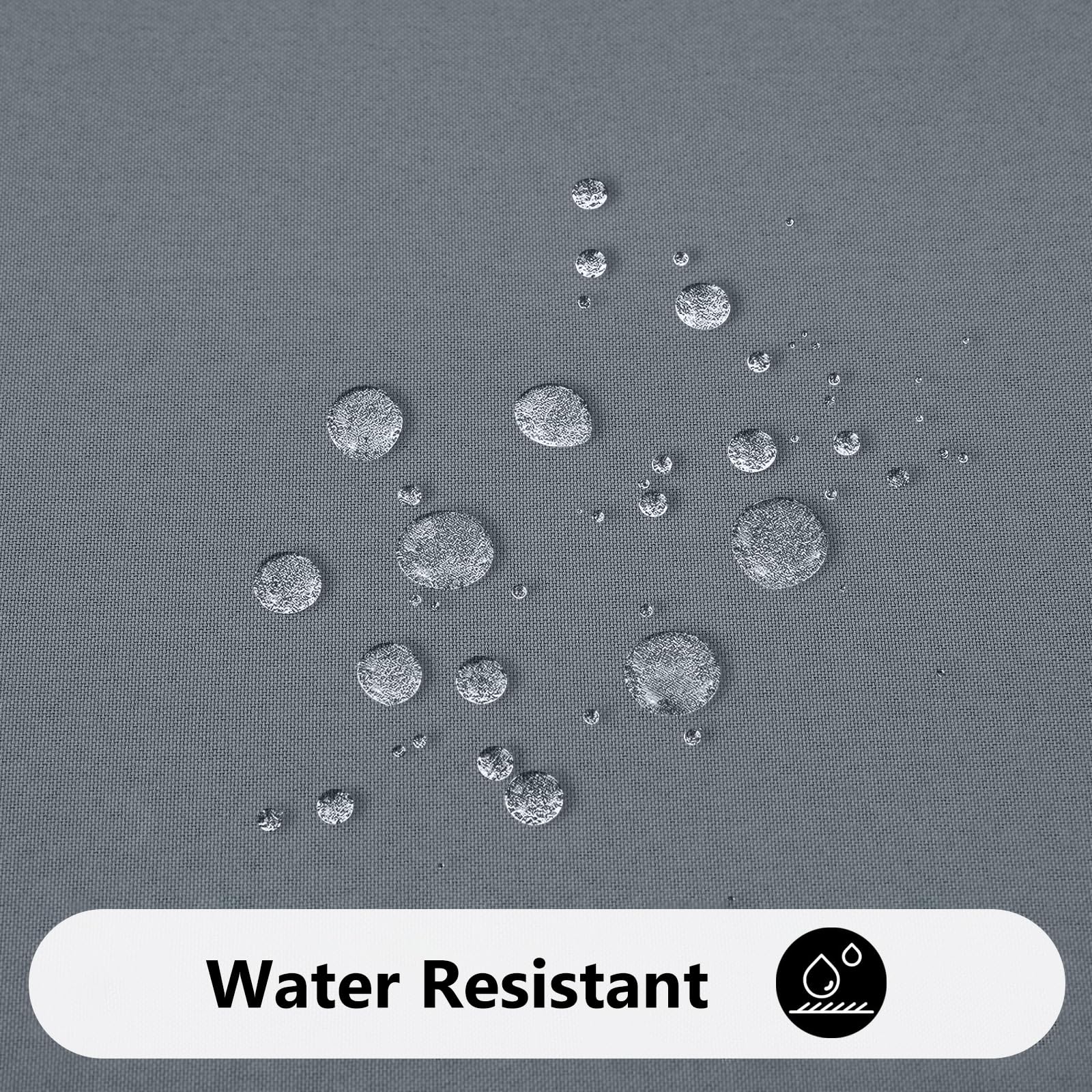 smiry Table Cloth Wipe Clean Rectangular 130x160 cm, Wipeable Water Resistant Polyester Tablecloth - Image 4