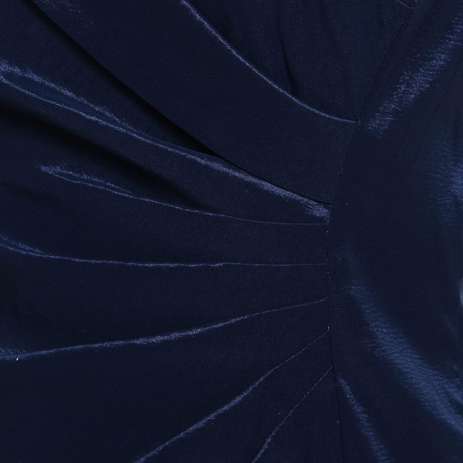 Alex Evenings Womens Short Taffeta Portrait Collar Dress (Missy Petite Plus) - Image 4