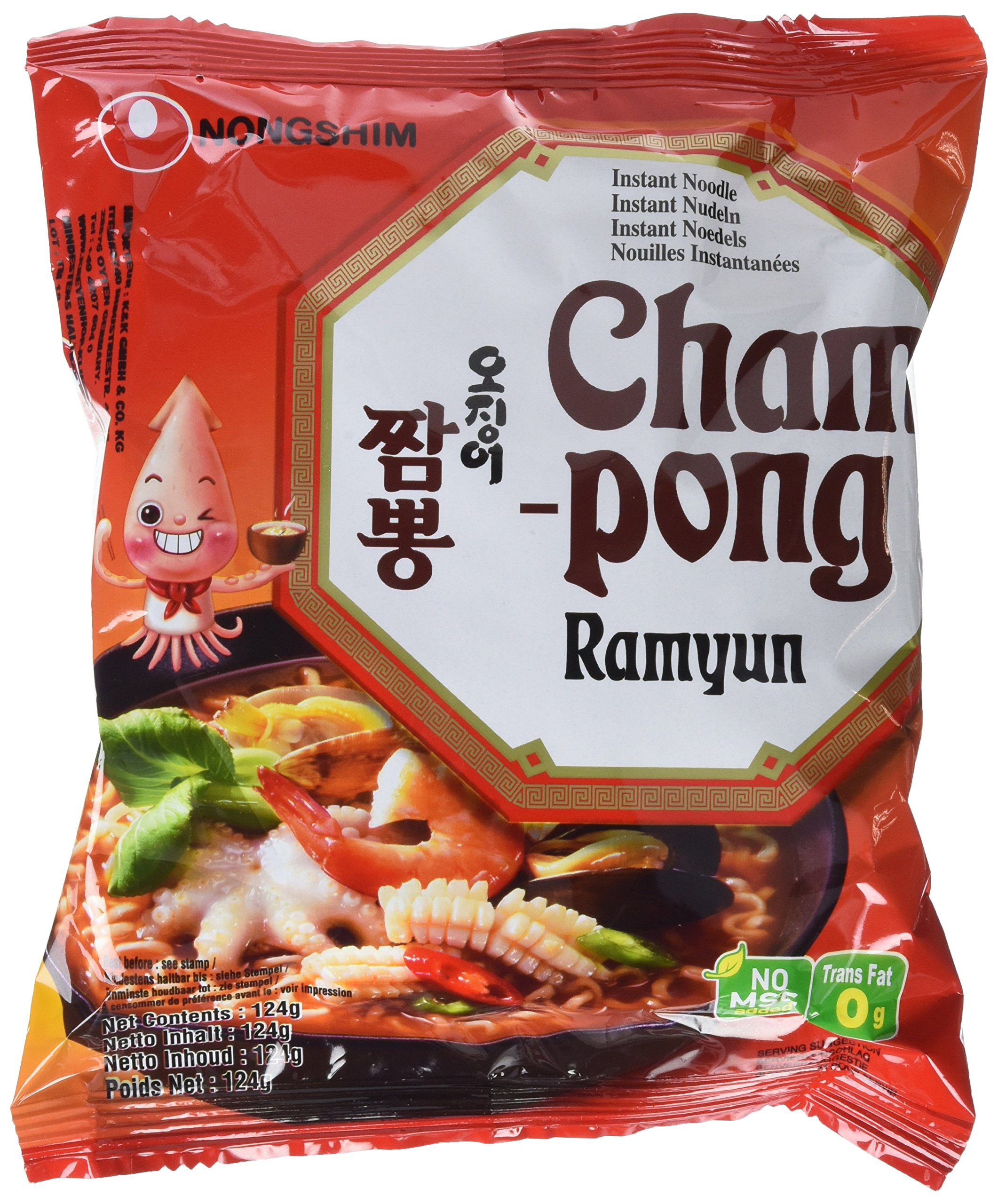 Nongshim Fideos Instantáneos Sopa Champong 20x124gr