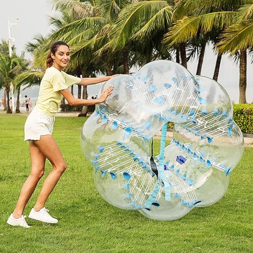 Miniatura 5 de Bolas de fútbol de burbujas para niños y adultos, diámetro de la bola de Zorb 4 pies  5 pies