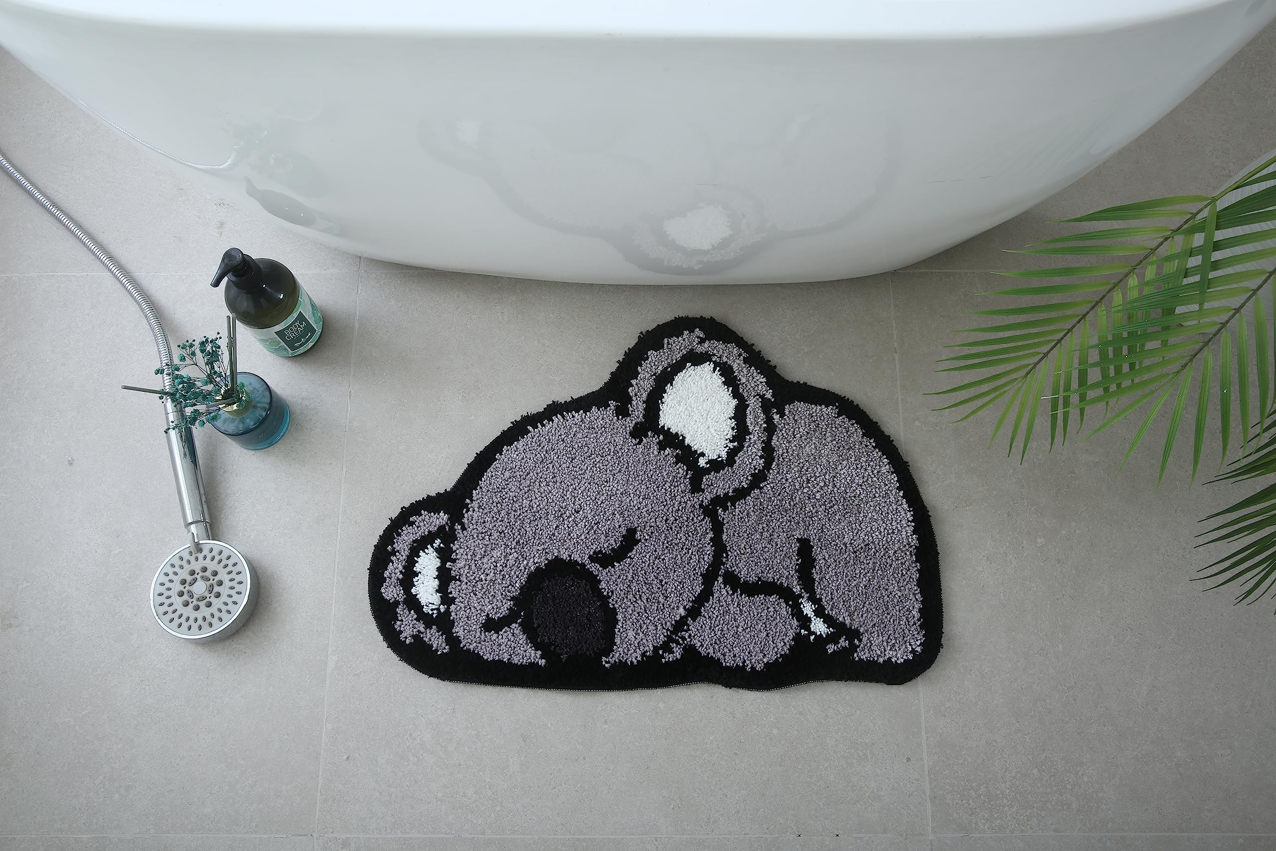 Animal Shape Design Cute Bathroom mat,Showroom Bathmat,Non-Slip Bath Rugs,Play Carpet Area Rug for Kids,Photography Props,Home Decor,Indoor mat,Pet mat (Koala)