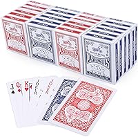 Vista 9 de LotFancy Cartas de Juego, 2 Paquetes, Barajas de Cartas, Tamaño de Póquer, Índice Estándar, para Blackjack, Euchre, Juego de Cartas Canasta, Cartas