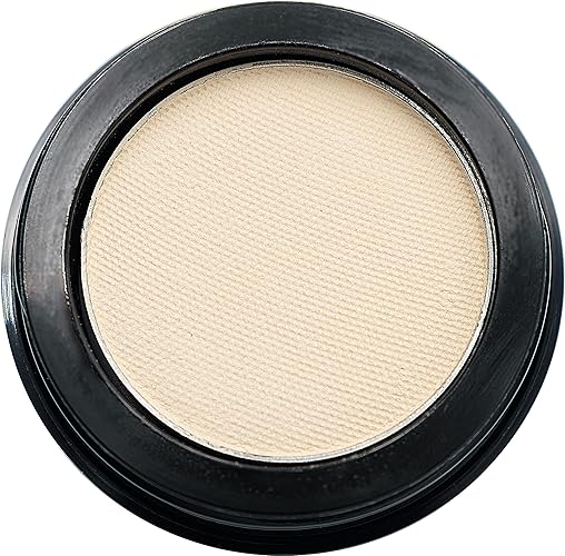 Pure Ziva Naked French Vanilla Off White Nude Neutral Matte Pressed Powder Single Vegan Eyeshadow; Talc, Paraben & Cruelty Free - French Vanilla Matte