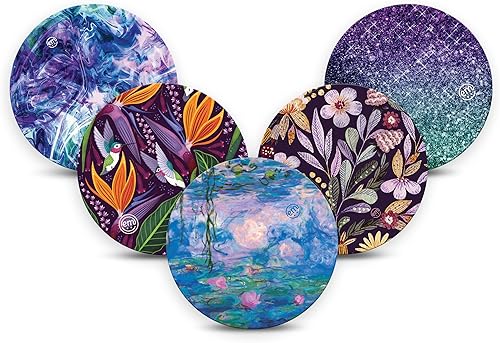 Vista 51 de ExpressionMed - Parches adhesivos para Dexcom G7 y Stelo (Paquete de 5) - Fabricados en EE. UU., impermeables, sin deshilachado, cintas de sensor