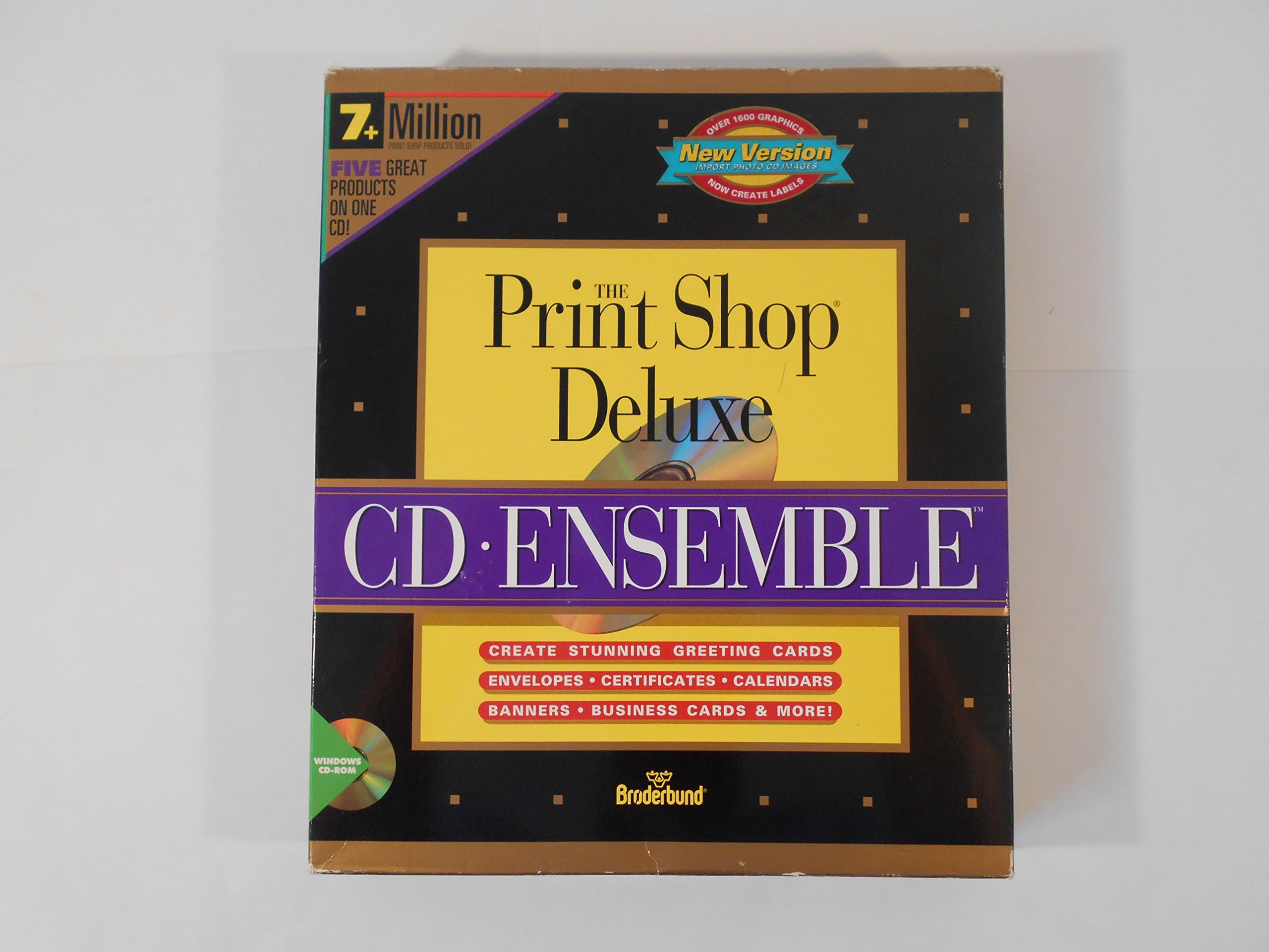 The Print Shop Deluxe cd ensemble