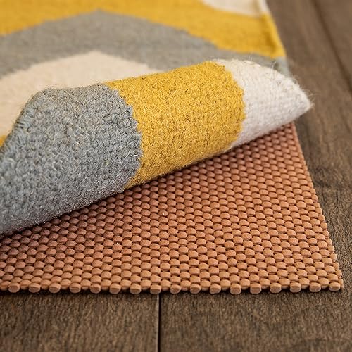 Grip-It Super Stop - Almohadilla acolchada antideslizante para alfombras de área y alfombras de pasillo, almohadilla para suelos de madera dura de 2