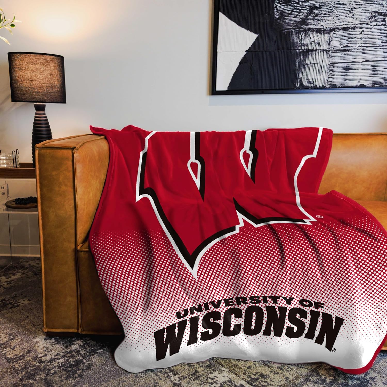 Logo Brands Officially Licensed NCAA Raschel Throw, One Size, Team Color