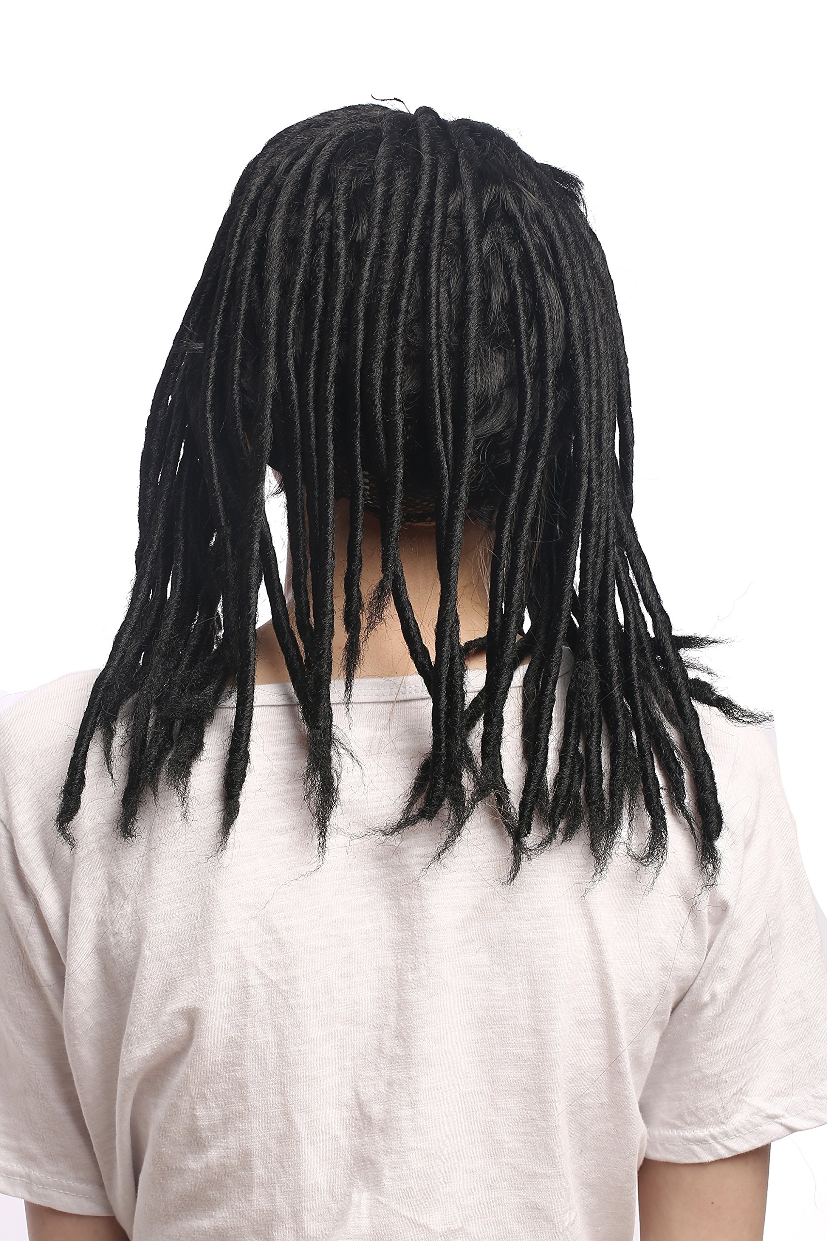 Perücke Damen Herren Karneval Dreadlocks Rasta Reggae Rastafari Surfer Blond eBa