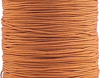 Vista 133 de KONMAY 1 rollo de cuerda de nailon para hacer pulseras de 150 yardas, trenzado de nailon Shamballa Macramé/cordón de cuentas de 0.4mm, cordón