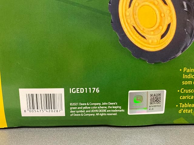 Foto 7 de 8 de Peg Perego Mini tractor John Deere de EE. UU., funciona con pilas, para preescolares
