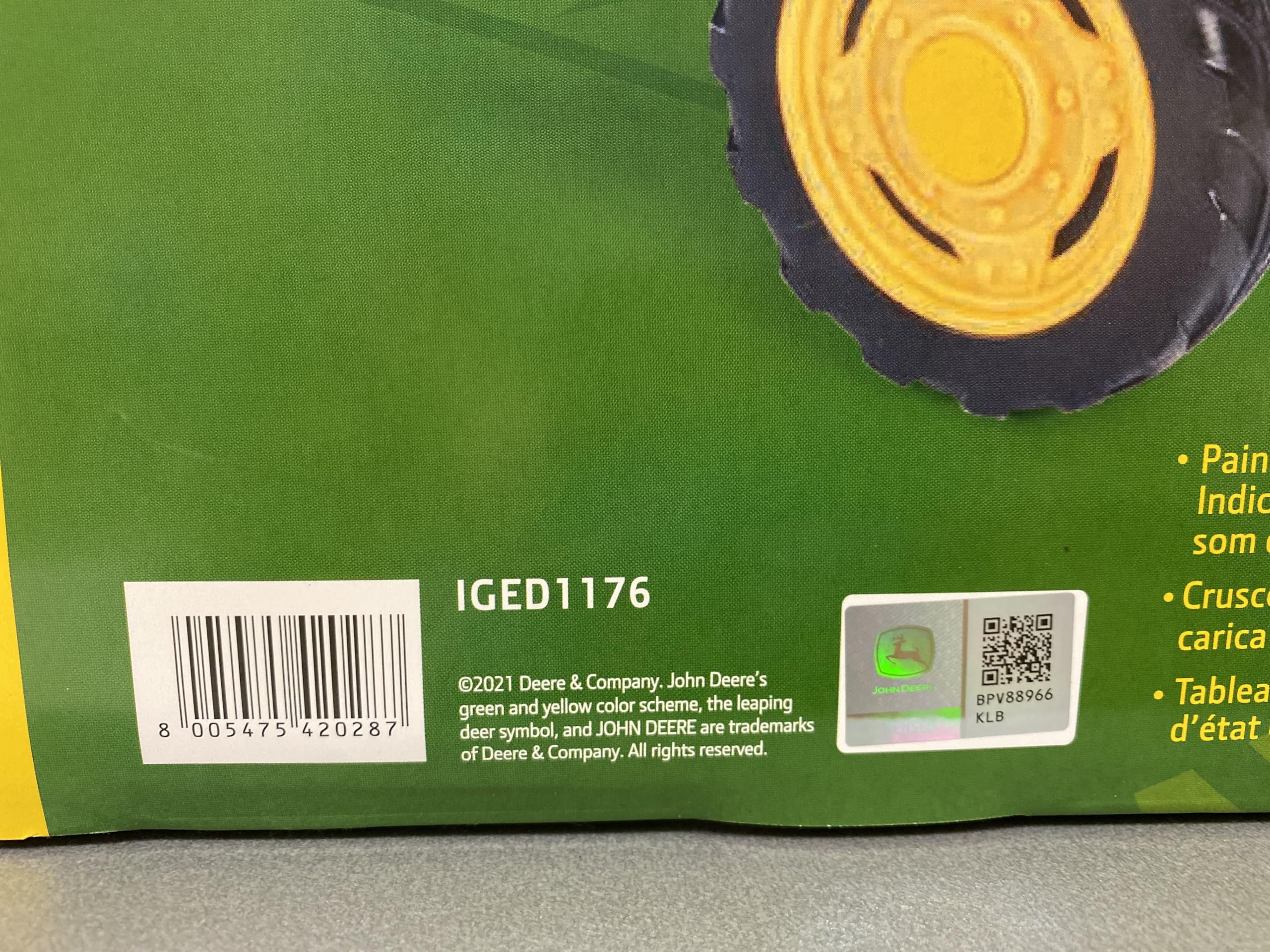 Peg Perego John Deere Mini-Traktor, 1 Jahr, Kind ab 1 Jahr, Unisex, Fahrzeug, Kunststoff, 11.02 Pfund, 41 x 61 x 63 cm