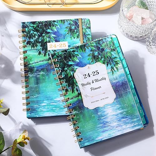 Miniatura 2 de Agenda 2024-2025, agenda académica 2024-2025, julio 2024 a junio 2025, 8.4 x 6.3 pulgadas, agenda 2024-2025 diaria, semanal y mensual, papel grueso