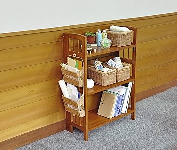 Amazon｜酒井産業 マルチラック折りたたみ(ブラウン) 収納家具