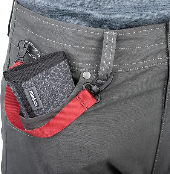 Think Tank Memory Card and Battery Wallet, Holds 2 CF or 4 SD Memory Cards (Black Slate)