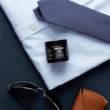 Brickell Men's Clearing Scar Cream for Men, Scar Clearing Cream to Reduce the Appearance of Scars and Even Skin Pigmentation, With Aloe, Vitamin C, and Vitamin E, 2 Ounces, Scented