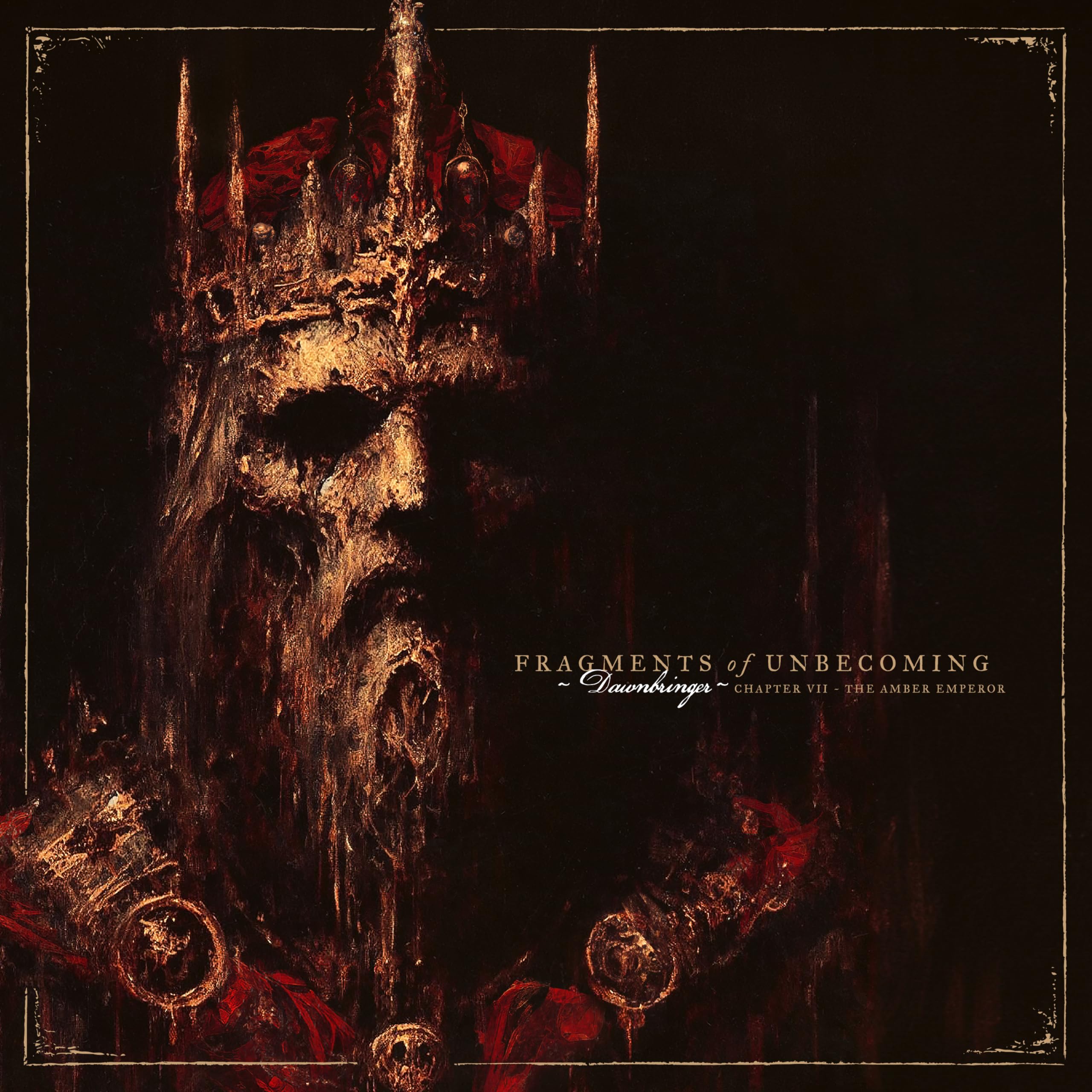 FRAGMENTS OF UNBECOMING - Dawnbringer Chapter VII: The Amber Emperor - LP