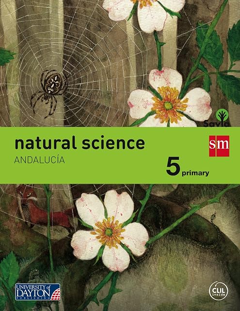 Portada de Natural science. 5 Primary. Savia. Andalucía