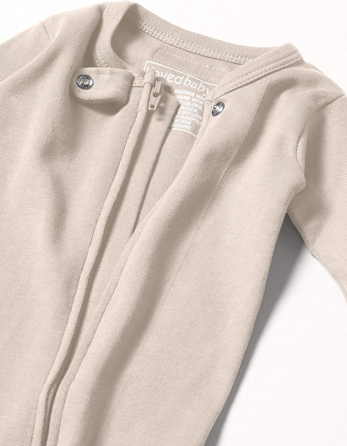 L'ovedbaby Unisex Baby Organic 2-Way Zipper Footie