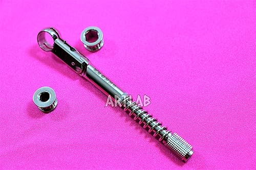 Miniatura 10 de artlab Juego de trinquete y llave dinamométrica para implantes dentales de primera calidad, 10-50 Ncm, con destornilladores, acero inoxidable