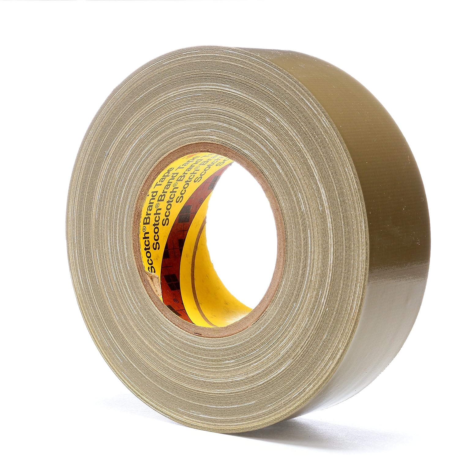 Scotch Polyethylene Coated Cloth Tape 390, Olive, 48 mm x 54.8 m, 11.7 mil, 24 per case