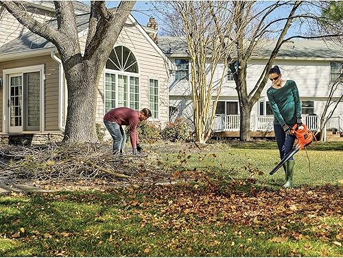 Miniatura 12 de BLACK+DECKER Soplador eléctrico de hojas 3 en 1, aspiradora de hojas, trituradora (BEBL7000)