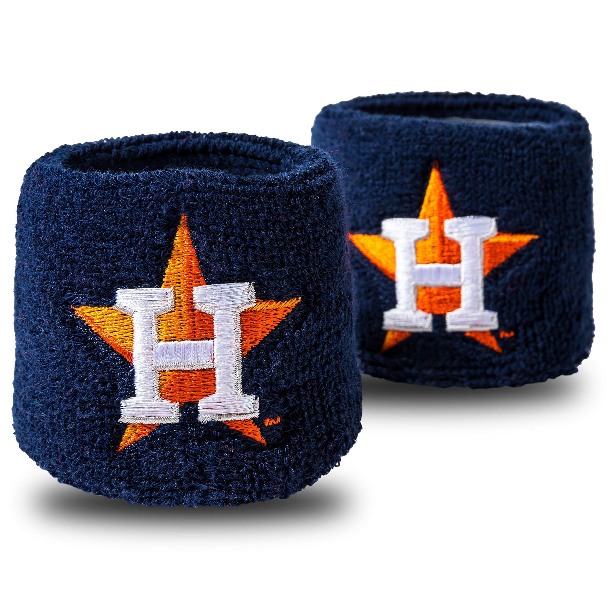 Franklin Sports MLB Team Licensed Baseball Wristbands - MLB Team Logo Sweat Wristbands - Great for Costumes + Uniforms - Pair