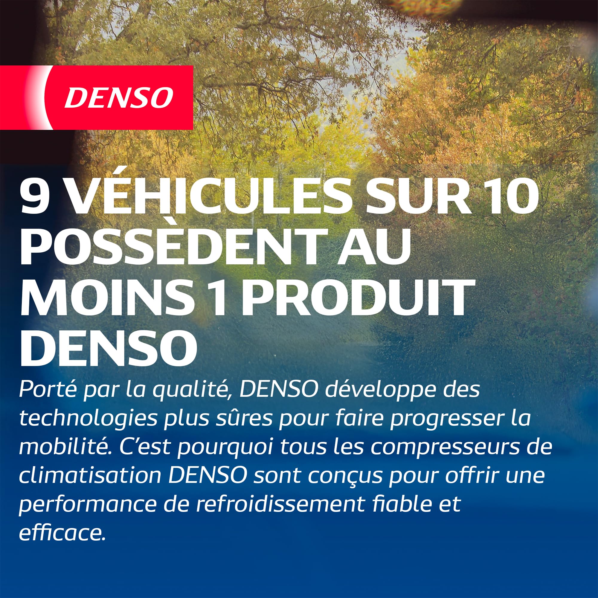 DENSO Compresseur de climatisation (Référence DCP23035) pour la climatisation du véhicule – Qualité OE, remplacement direct, performance fiable, refroidissement efficace, faible charge moteur | Compatible avec: RENAULT GRAND SCÉNIC III, MEGANE III Coupe,