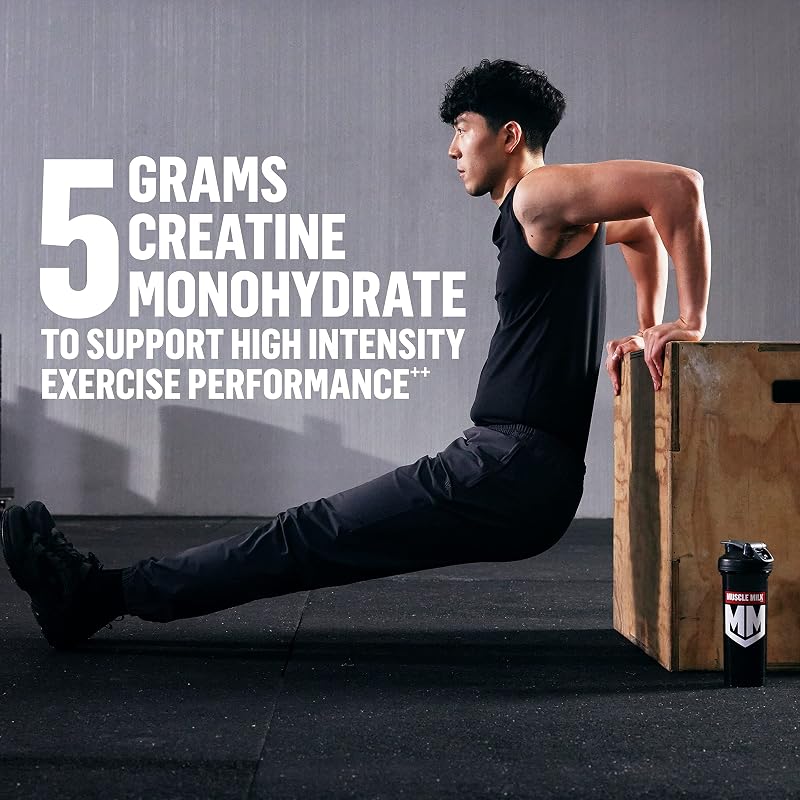 Muscle Milk Pro Series Creatine Powder Supplement, Unflavored, 1.1 Pound, 100 Servings, 5g Creatine Monohydrate, NSF Certified for Sport, Packaging May Vary image 3