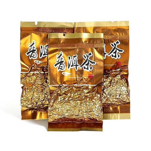 GOARTEA Té Puerh Hoja Suelta 10pcs 0.28 oz 2005 Año Maduro Shu Supremo Árbol Antiguo Gong Ting Grado - Yunnan Pu-erh Pu erh Puer Pu'er Té Chino