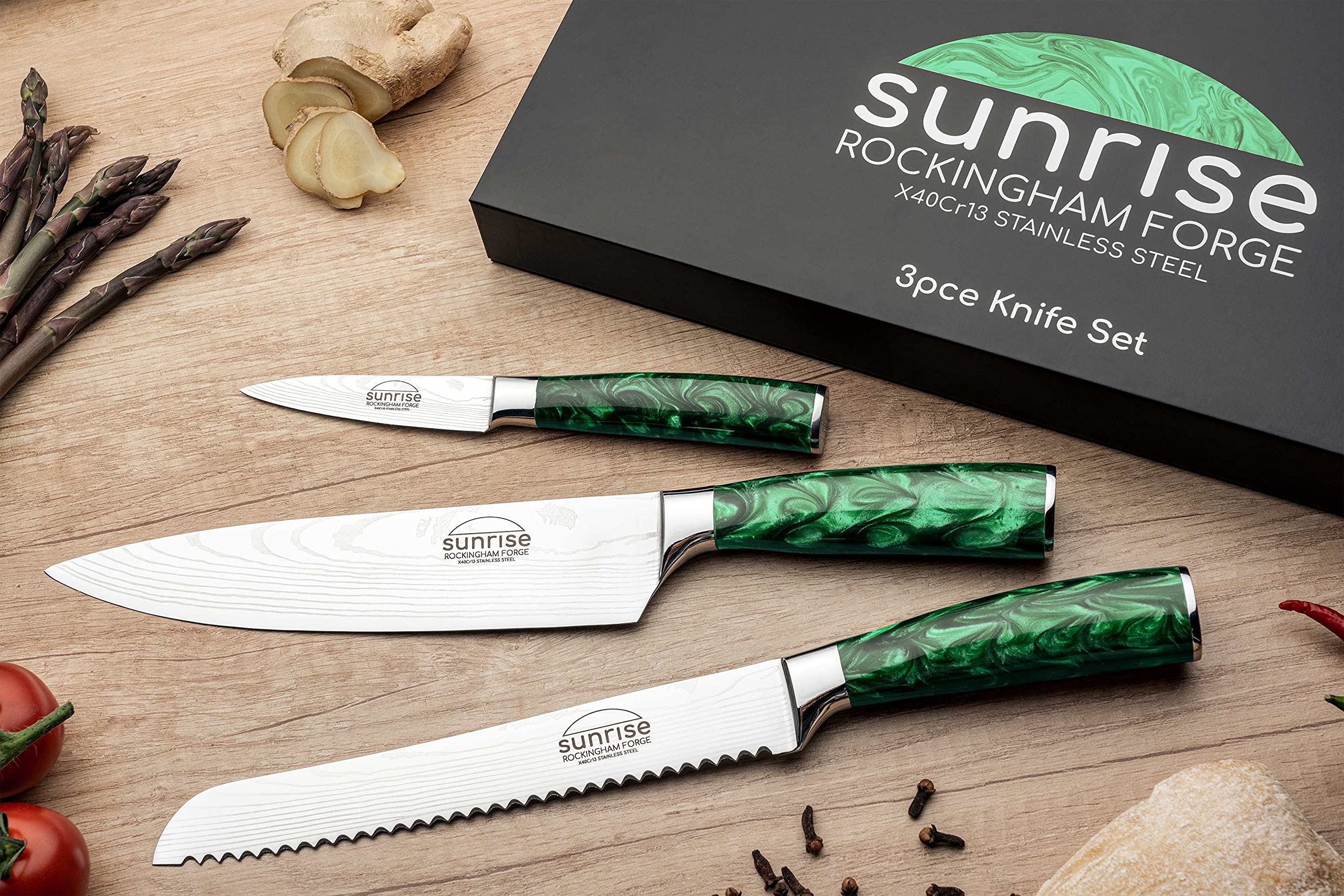 Rockingham Forge Sunrise Collection Messen- en Vorkenset