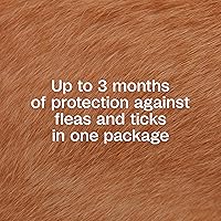 Vista 3 de Adams Además de prevención de pulgas y garrapatas para perros de 15 a 30 libras, 12 semanas y mayores, suministro para 3 meses, mata pulgas, huevos