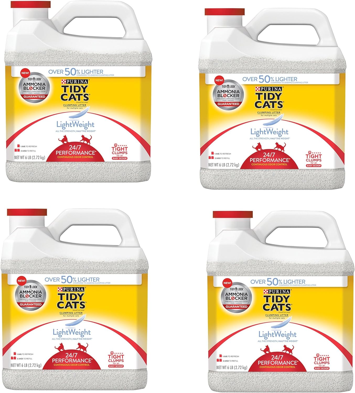 Purina Tidy Cats Lightweight 24/7 Performance Clumping Cat Litter