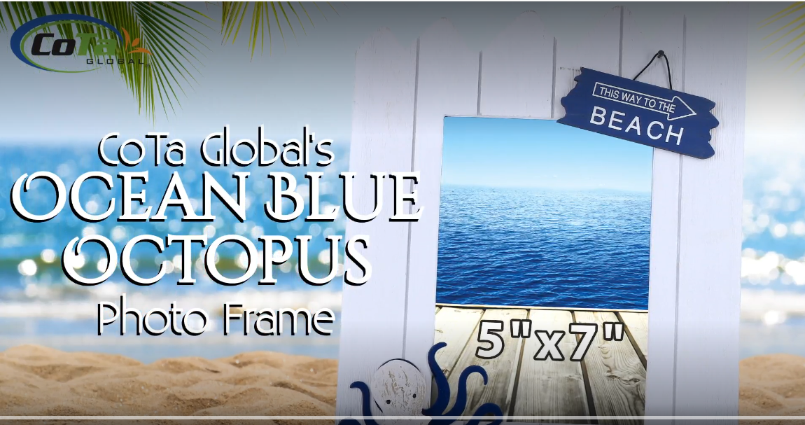 Amazon.com - CoTa Global Ocean Blue Octopus Nautical Photo Frame