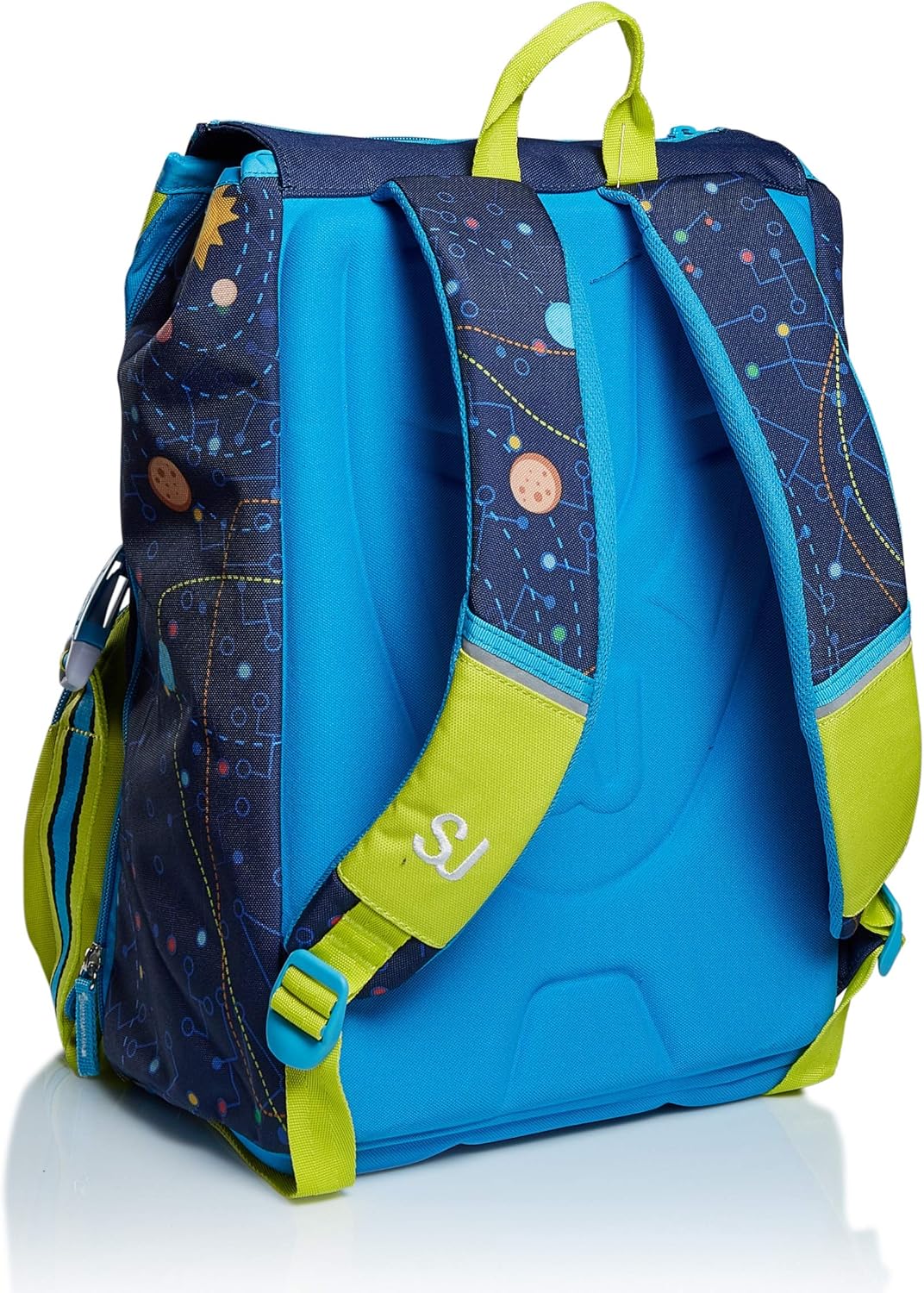 Seven Zaino Estensibile Big - Ledtech Boy, Zaino Bambini e ragazzi, Blu (Blue), Taglia unica Seven Zaino Estensibile Big - Ledtech Boy, Zaino Bambini e ragazzi, Blu (Blue), Taglia unica