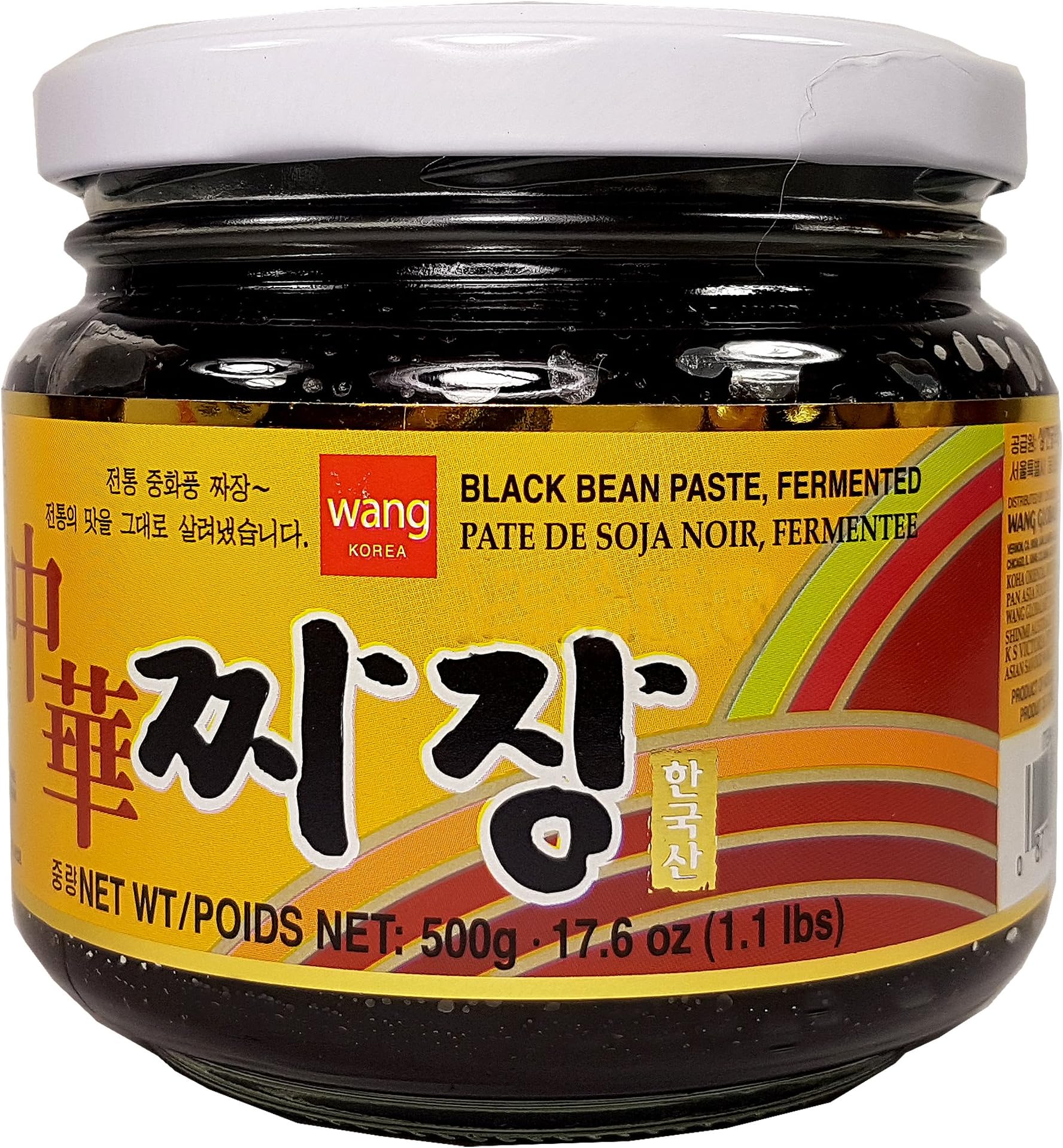 WANG'S Fermented Black Bean Paste Chunjang 17.6 Oz. (1.1 lbs.)