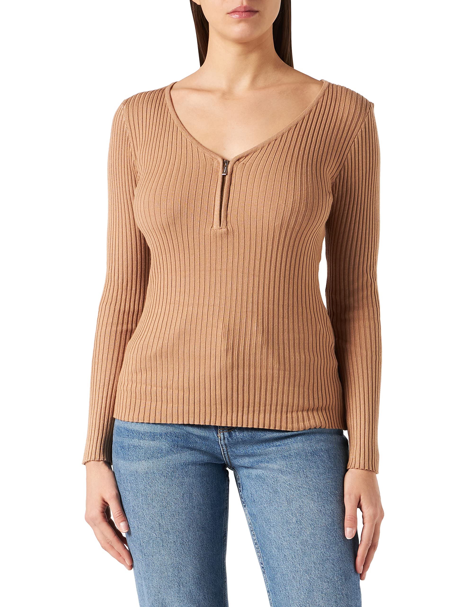 Morgan Woman 182-Maliko.m Sweater, Camel, L EU