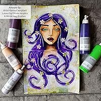 Vista 6 de LUKAS CRYL Studio Artists Paint Pintura de alta concentración de pigmentos, botella de 8.5 fl oz, ártico