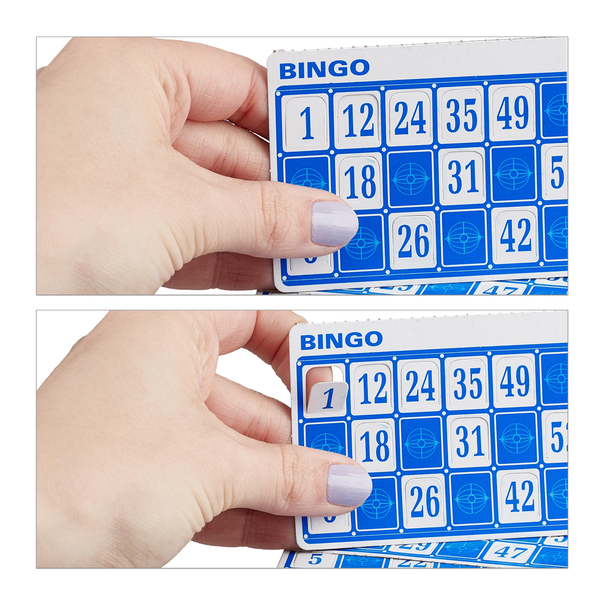 Relaxdays Gra bingo z bębnem do loterii, 90 kul, 72 karty, rozkładana plansza do gry, dla dzieci i dorosłych, loteria, czarna