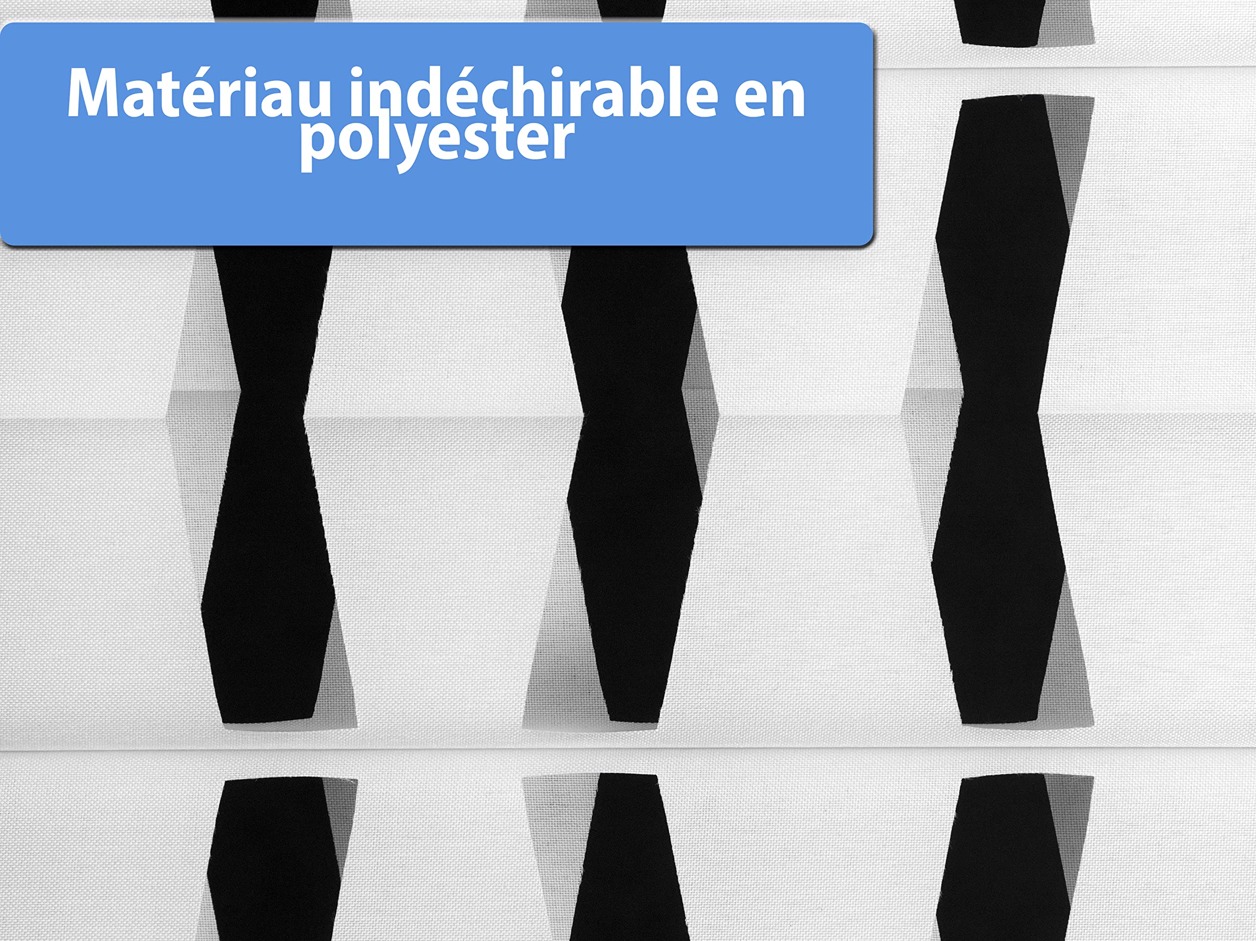 YourCasa Paravent Interieur Suspendu [118 x 240cm] Translucide - Separateur de Pieces, Cloison Amovible, Separation de Piece Intérieur, Cloison de Separation Interieur, Séparateur de Pièce (Blanc)