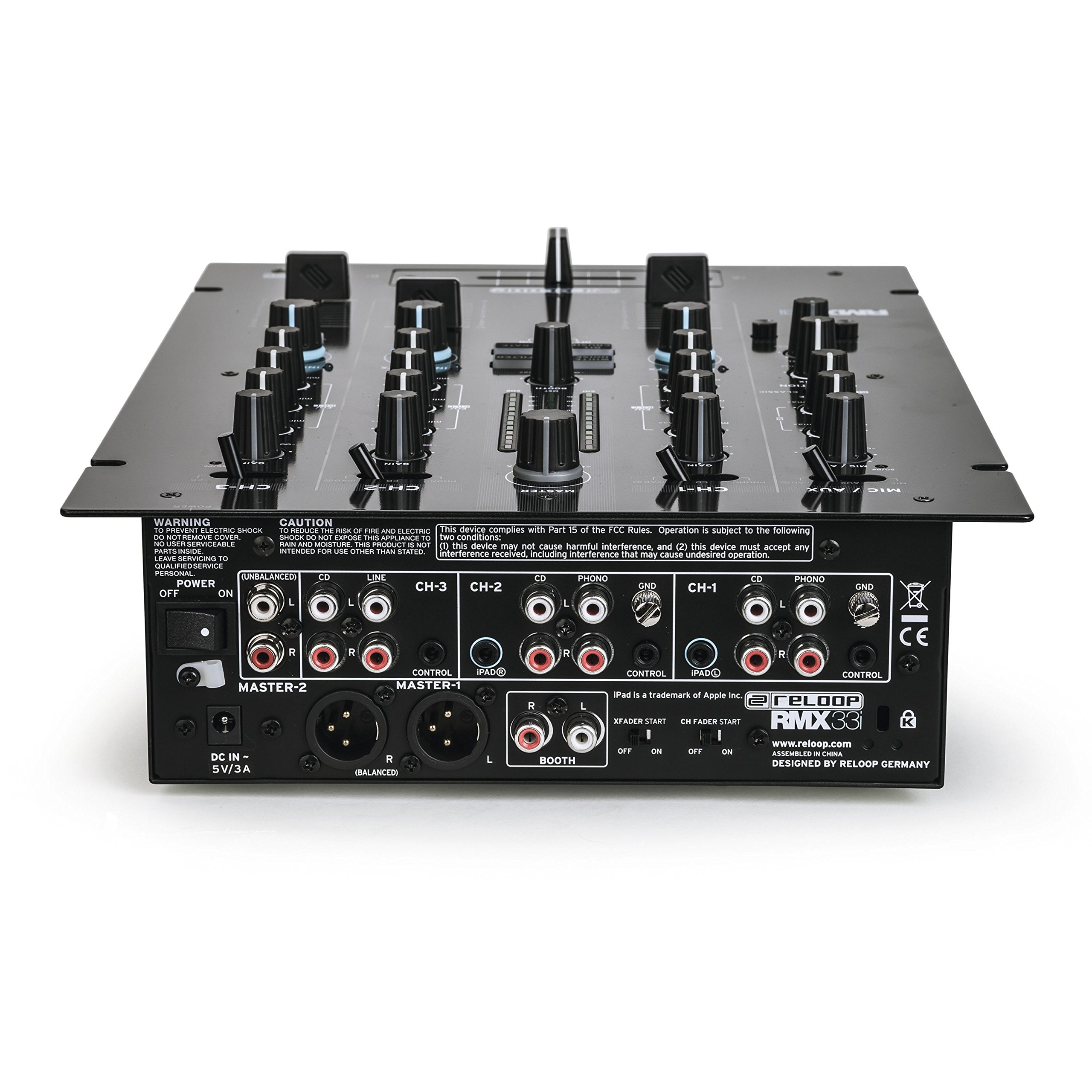 DJミキサー　RELOOP RMX-33i Reloop RMX-33I 3+1 Digital FX Mixer With iPad Split Connection