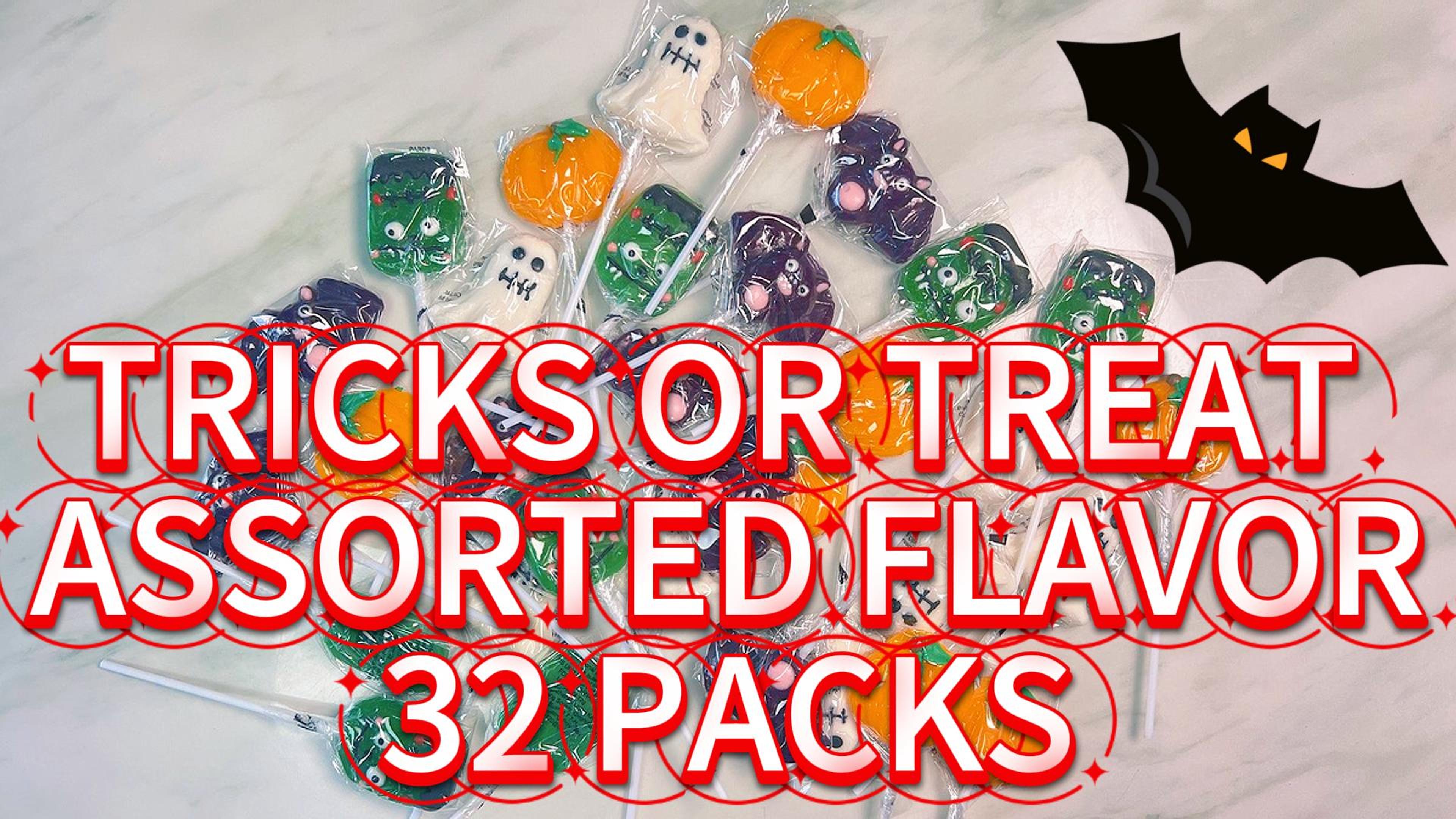 Amazon.com : Halloween Lollipop Suckers Candy 32 Pack, Spooky