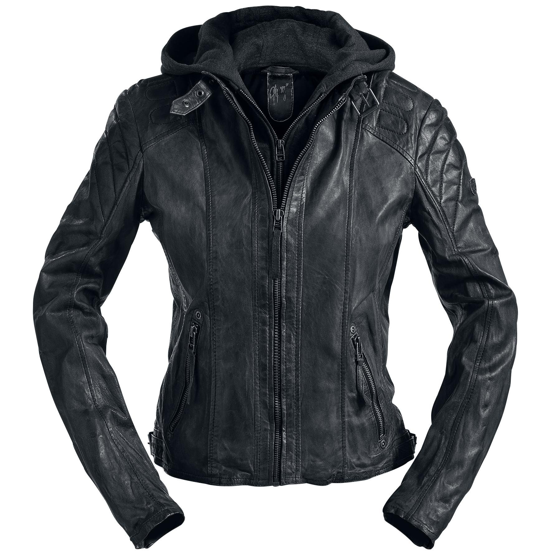 Mauritius Chasey Frauen Lederjacke schwarz Casual Wear, Rockwear