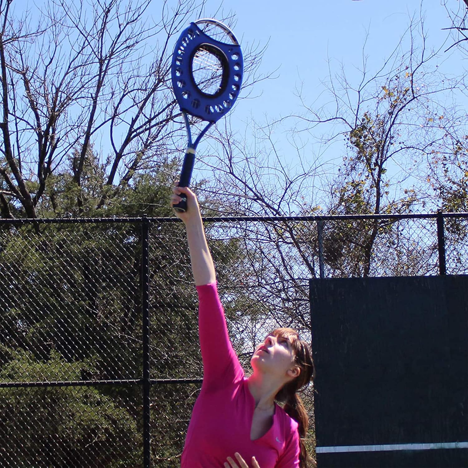 OnCourt OffCourt Sweet Spot Trainer - Learn to Hit The Center of Your Racquet/Tennis Training Aid