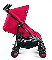 Vista 4 de Peg Perego Pliko - Cochecito de bebé pequeño, color rojo
