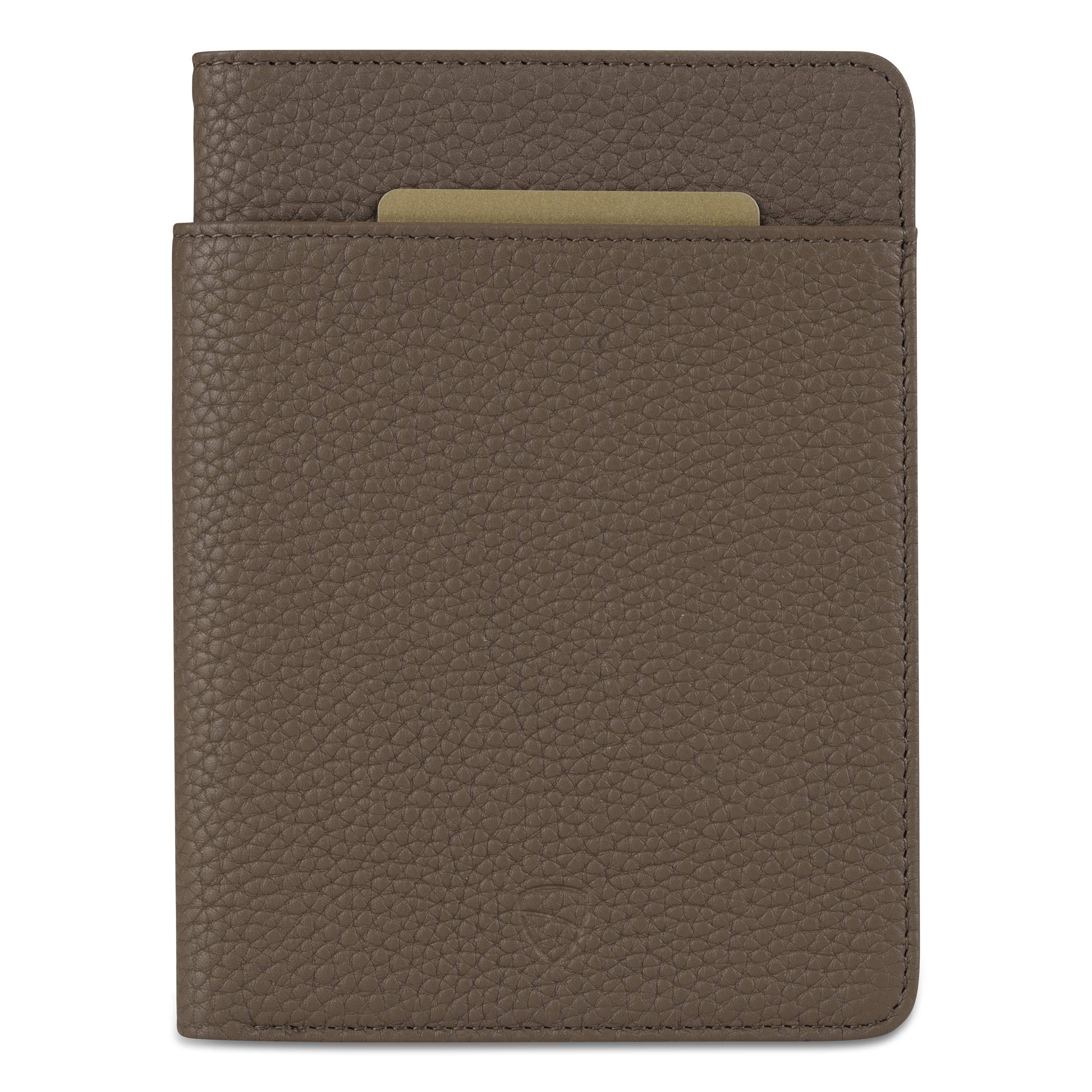 Vaultskin Housse Passeport en Cuir – Porte-Passeport RFID avec Compartiments Cartes et Organiseur de Voyage, Étui Passeport Fin et Élégant pour Déplacements (Kensington)