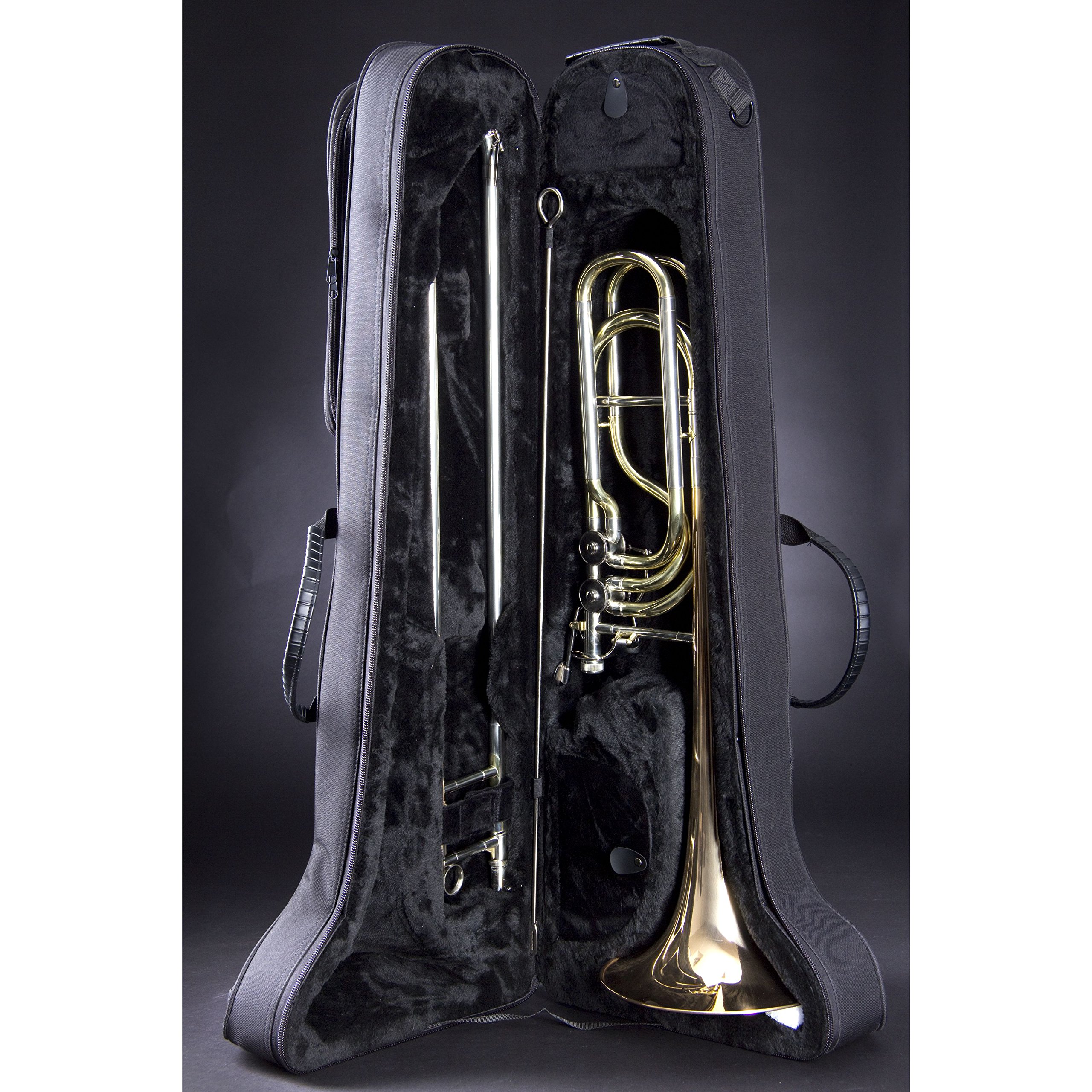 Monzani MZSL-831L Trombone Basse Si Bémol/Fa, So Bémol/Re - Trombone Basse