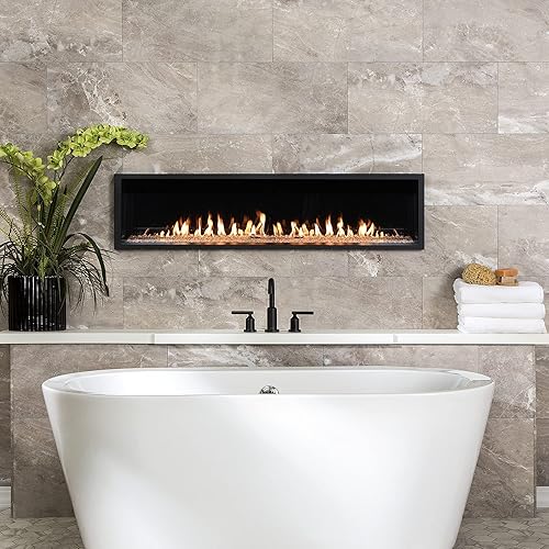 Vista 102 de Palisade Azulejos de vinilo entrelazados impermeables para salpicaduras de 22.8 x 7.31 pulgadas en mármol veneciano, sin juntas, fácil de instalar