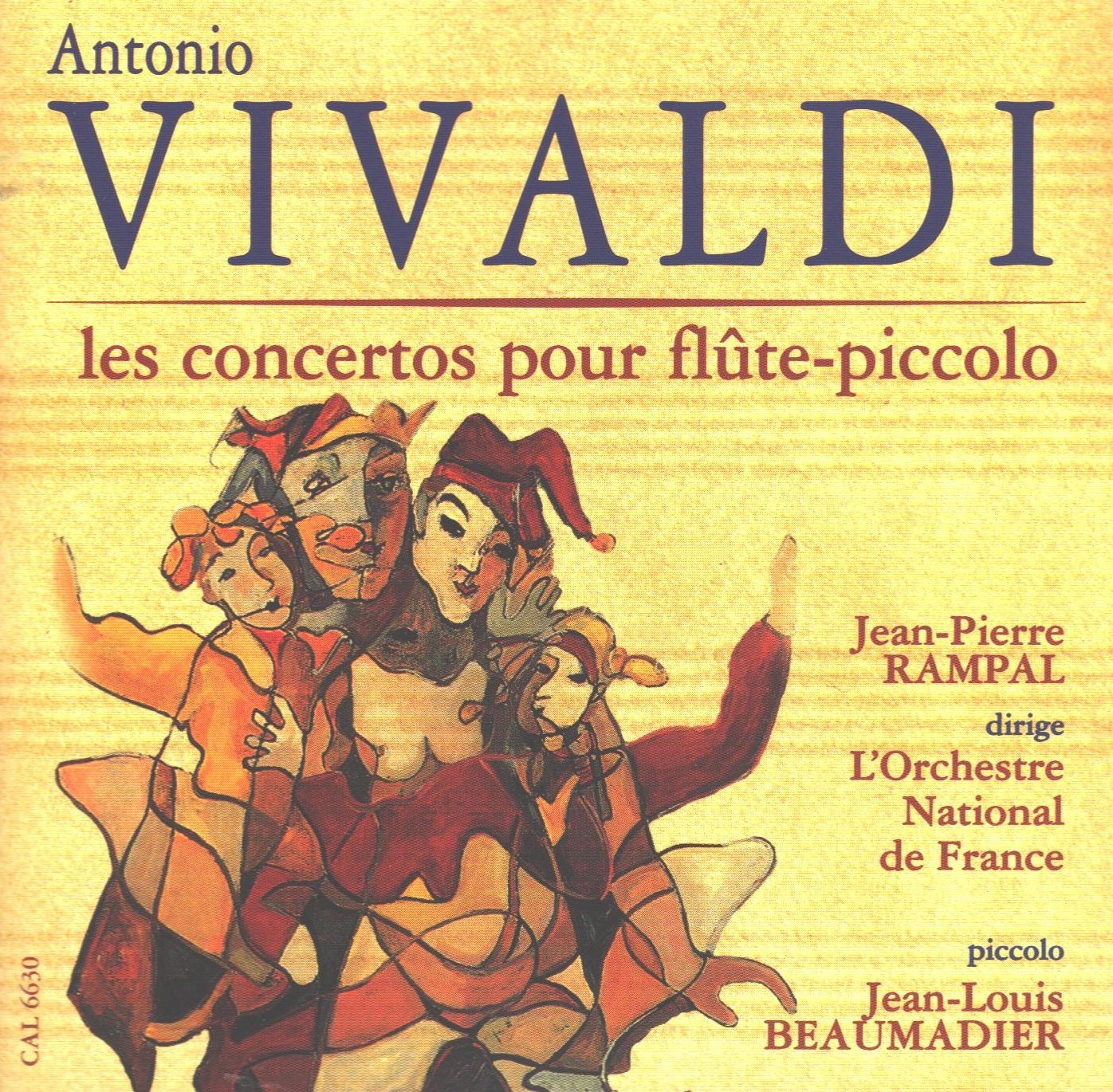 Piccolo Concertos / Fantasies [Audio CD] Vivaldi; Telemann; Beaumadier and Rampal